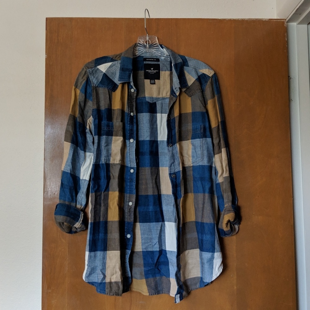 American Eagle Boyfriend Fit Flannel